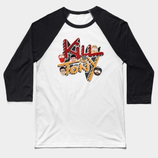 Kill Tony Podcast Logo Featuring William Montgomery, Hans Kim & Other Regulars Baseball T-Shirt